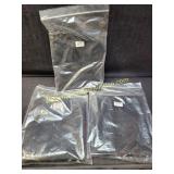 3) New Black Bib Aprons 30" x 35"