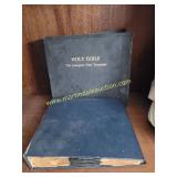 HOLY BIBLE on 45 RPM Albums, Booklet with vintage
