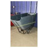 Uline Utility Tilt Truck Plastic On Wheels