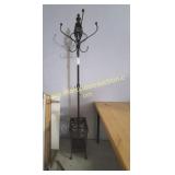 Metal Coat Rack - Square Base