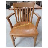 Oak Office Chair - Vintage