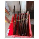 Steel Jackhammer Bits - 24ï¿½ & 17ï¿½, Used