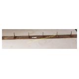 2nd Floor - Vintage 6ft Coat Rack Wall Hanging