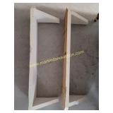 2)  White Shelves