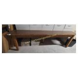 Long Library Table with Drawers