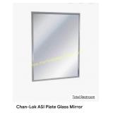 1) 24 x 36 Industrial Style Mirror - American