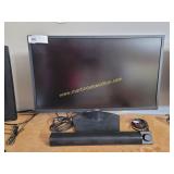 1) Dell Monitor 27", Speaker Bar