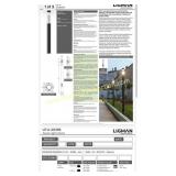 Ligman Tauras Dark Grey Outdoor Pole Light