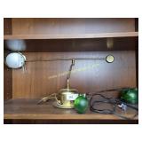 Desk Lamps - Brass & Green Modern