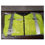1) New XL ANSI 107 Jacket - SAFETY YELLOW