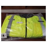 1) New 4XL ANSI 107 Jacket - SAFETY YELLOW