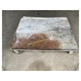 4-Wheel Dolly - Metal, 27 x 33 Inches