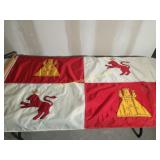 2nd Floor - Vintage Flag Lions & Castles Spanish