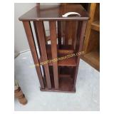 Swivel Side Table CD Rack