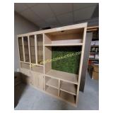 Light Oak TV unit, Wall Unit