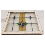 2nd Floor - Antique Tulip Leaded Stained Glass