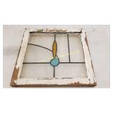 2nd Floor - Antique Leaded Stained Glass Window