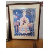 LFC 1815 FOLK ART GIRL, approx 25
