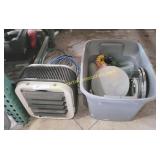 Vintage QMark Electric Heater & Misc Household