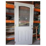 Exterior Door w Window - White