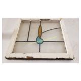 2nd Floor - Antique Leaded Stained Glass Window