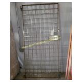Diebold Steel Security Door or Gate, Grid Design