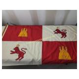 2nd Floor - Vintage Flag Lions & Castles Spanish