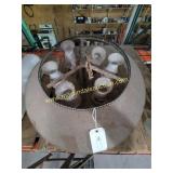 Vintage Ceiling Light Fixture - DAMAGED