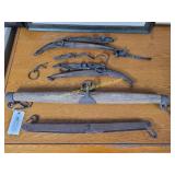 Antique Wooden Horse Hames - Rustic Decor