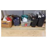 2nd Floor - Mix Lot Chemicals, Hardware, Shelves