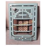 2nd Floor - Vintage Turquoise Gas Wall Heater