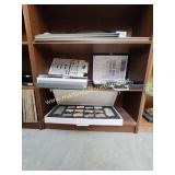 3 SHELVES of SAMPLES:  Tile Samples, Brick