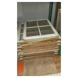 2nd Floor - Group Of Antique Windows w Wood