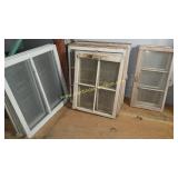 2nd Floor - Group Of Antique Windows w Wood