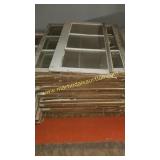2nd Floor - Group Of Antique Windows w Wood