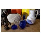 2nd Floor - Vintage Glassware, Ceramic Pitcher,