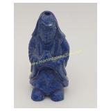 Hand-Carved Figurine, Blue Lapis Lazuli or