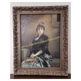 Spanish-Style Portrait, Print on Canvas