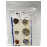 1961 Mint Proof Set - Silver mint coin set,