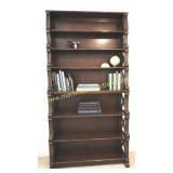 Vintage Solid Wood 7 Tier 2 Piece Bookcase