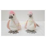 2 Vintage 1998 Beanie Baby KUKU Plush Toys
