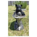 Outdoor Cute 36" Bear Bird Bath