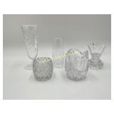 Selection Of Crystal & Clear Glass Vases