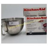 1) KitchenAid 6 Qt Stainless steel bowl, Sausage