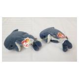 2 Vintage 1996 Beanie Baby ECHO Plush Toys