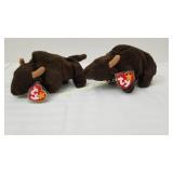 2 Vintage 1998 Beanie Baby ROAM Plush Toys