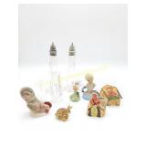 Glass Pillar Salt & Pepper Shakers, Native