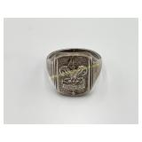Sterling Silver Boy Scout Ring, Vintage