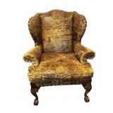 1) Old Hickory Tannery Arm Chair - Faux Croc