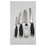 4) Calphalon Knives - Stainless knives,  4